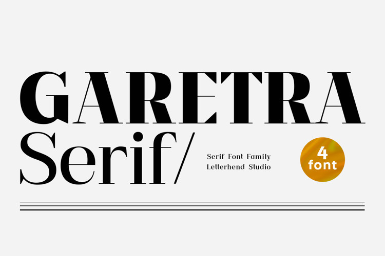 Garetra Serif Font