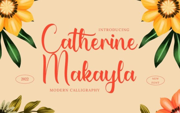 Catherine Makayla Script Font