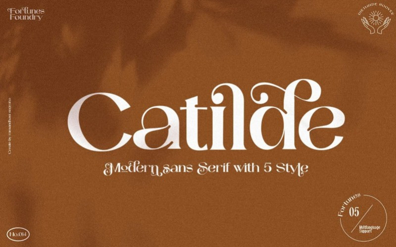 Catilde Serif Font