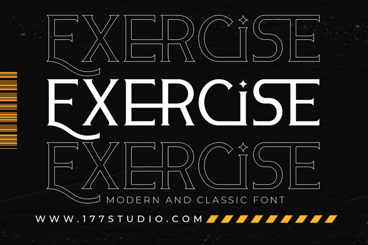 Exercise Serif Font