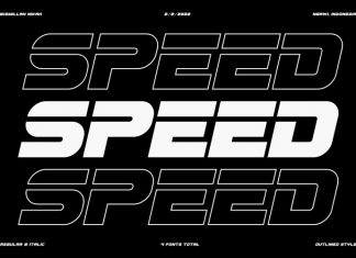 SPEED FEZ Display Font