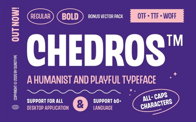 Chedros Sans Serif Font