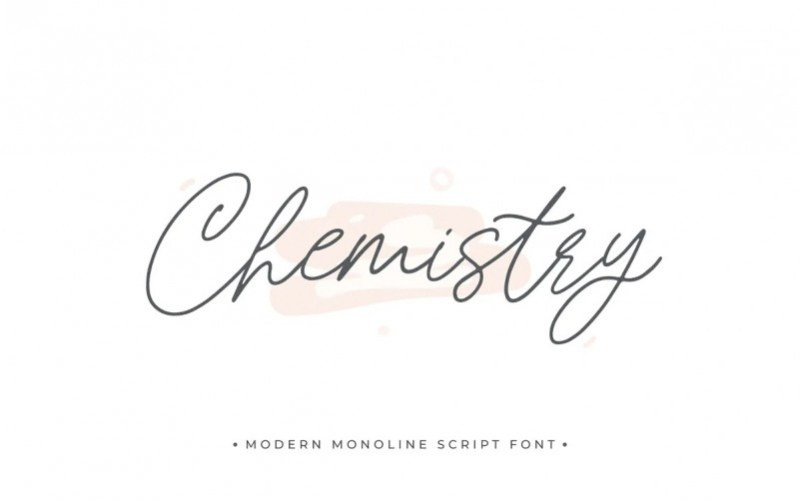 Chemistry Handwritten Typeface