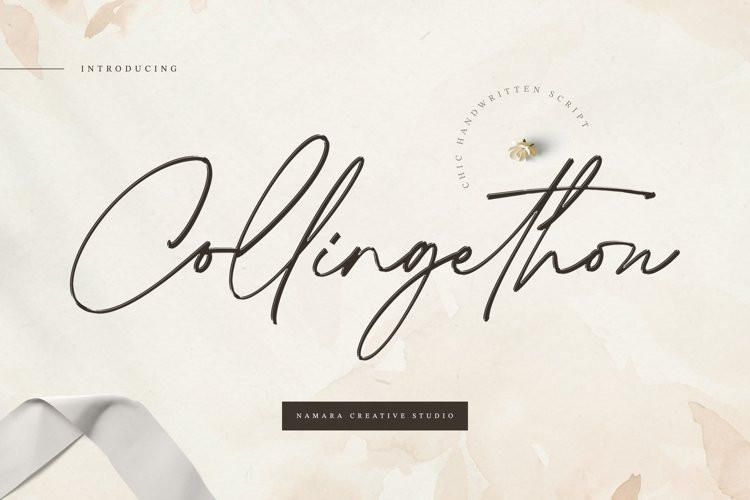 Collingethon Handwritten Font