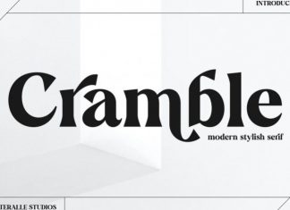Cramble Serif Font