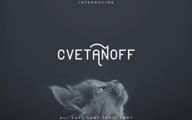 Cvetanoff Sans Serif Font