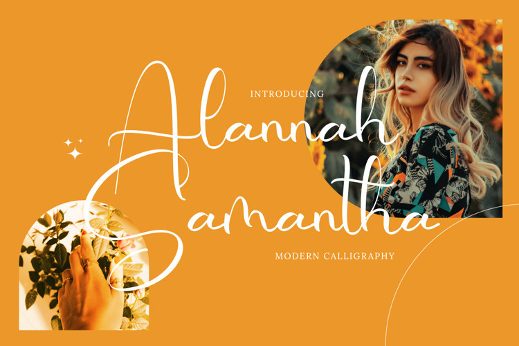 Alannah Samantha Handwritten Font