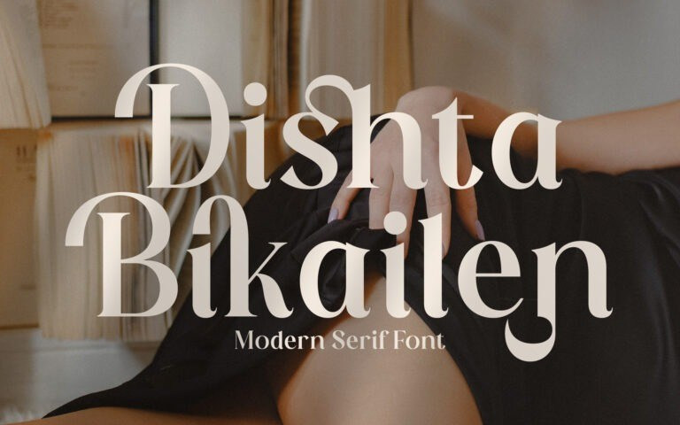 Dishta Bikailen Serif Font