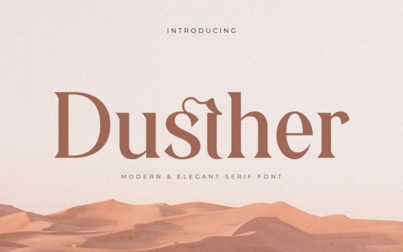 Dusther Serif Font