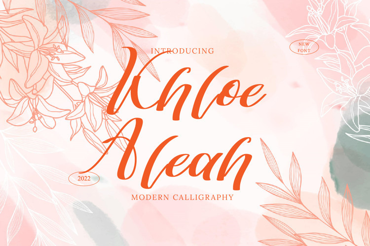 Khloe Aleah Script Font