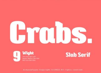 Crabs Slab Serif Font