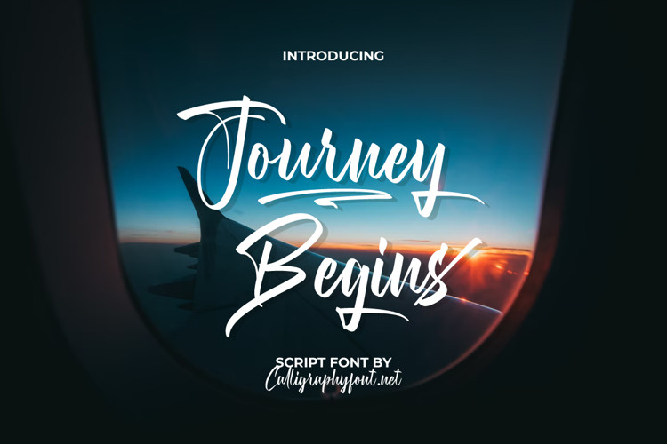 Journey Begins Script Font