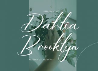 Dahlia Brooklyn Script Font