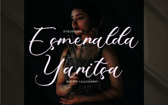 Esmeralda Yaritsa Script Font