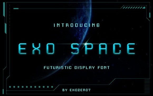 Exo Space Display Font