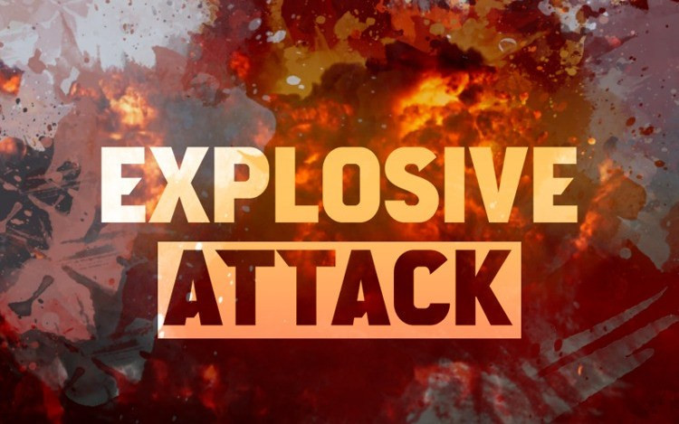 Explosive Attack Display Font