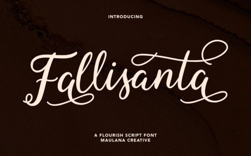 Fallisanta Script Font