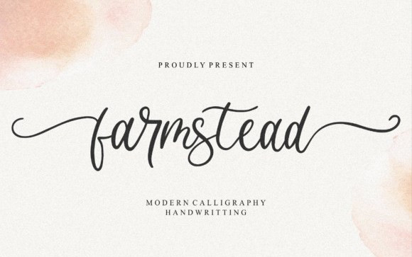 Farmstead Calligraphy Font