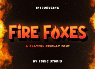Fire Foxes Display Font