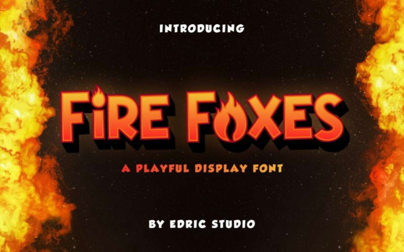 Fire Foxes Display Font