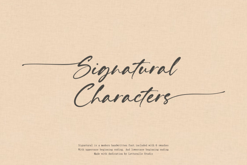 Signatural Script Font