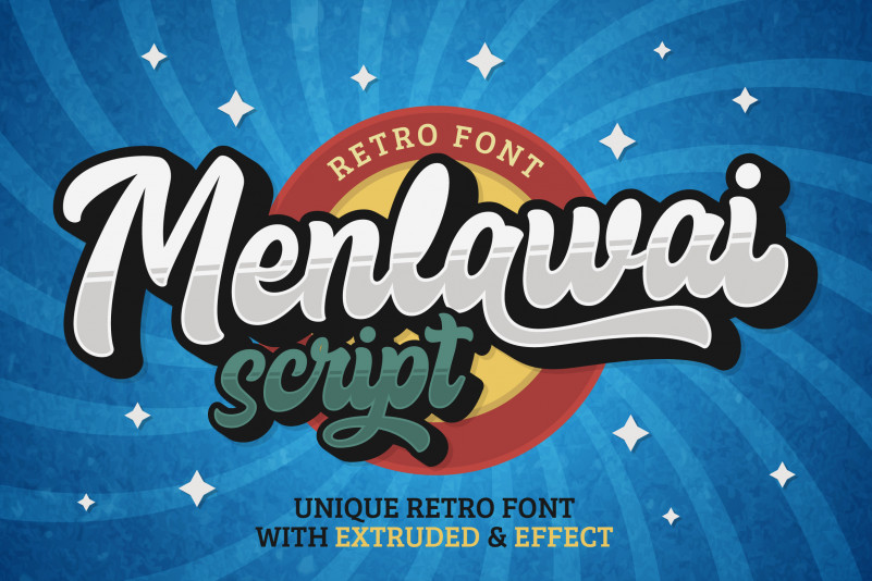 Menlawai Script Font