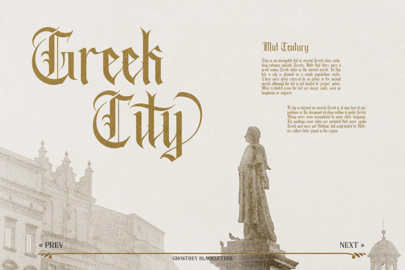 Ghosthey Blackletter Font