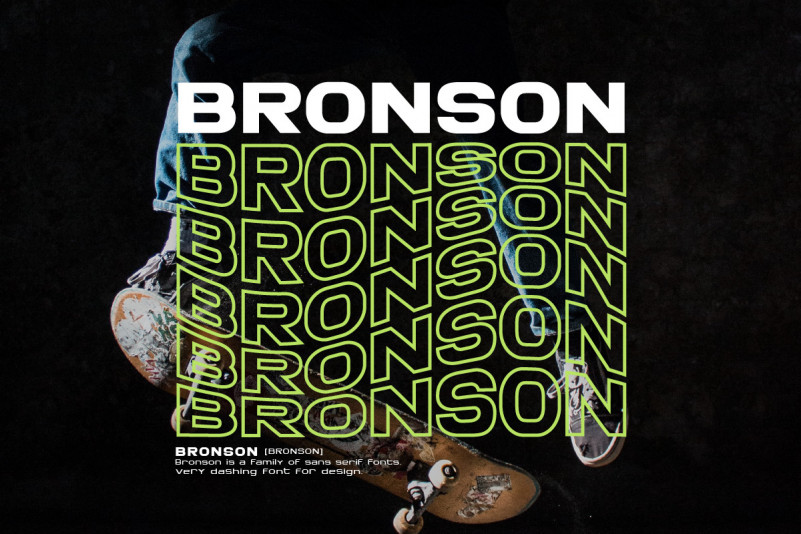 BRONSON Sans Serif Font