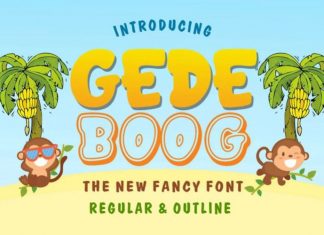 GEDEBOOG Display Font