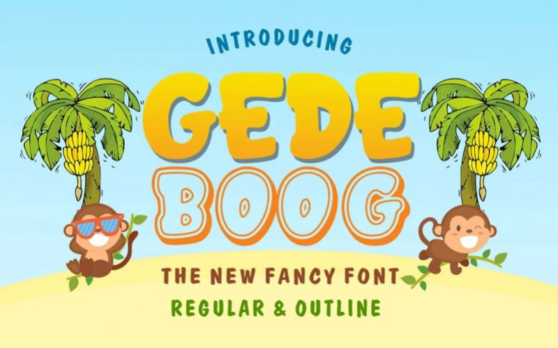 GEDEBOOG Display Font