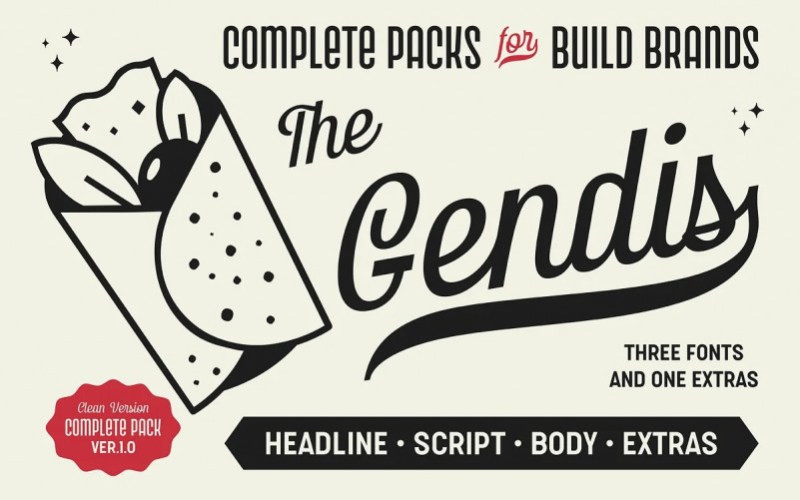 Gendis Script Font