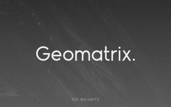 Geomatrix Sans Serif Font