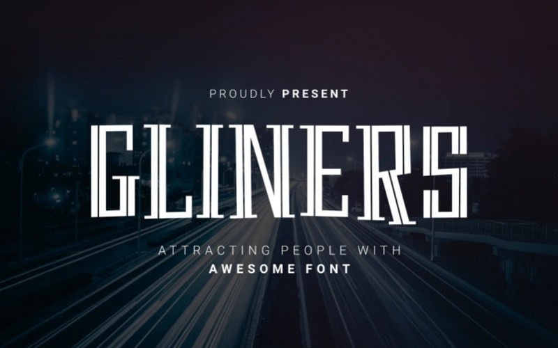 Gliners Display Font