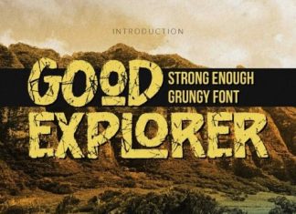 Good Explorer Display Font