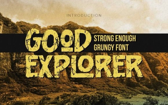 Good Explorer Display Font