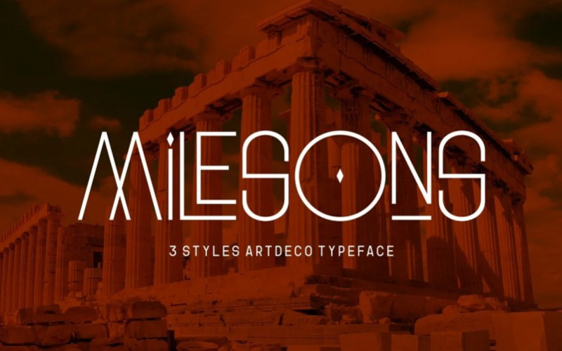 GR Milesons Sans Serif Font