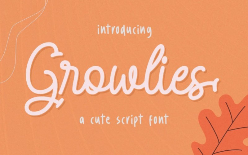 Growlies Handwritten Font