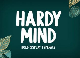 Hardy Mind Display Font