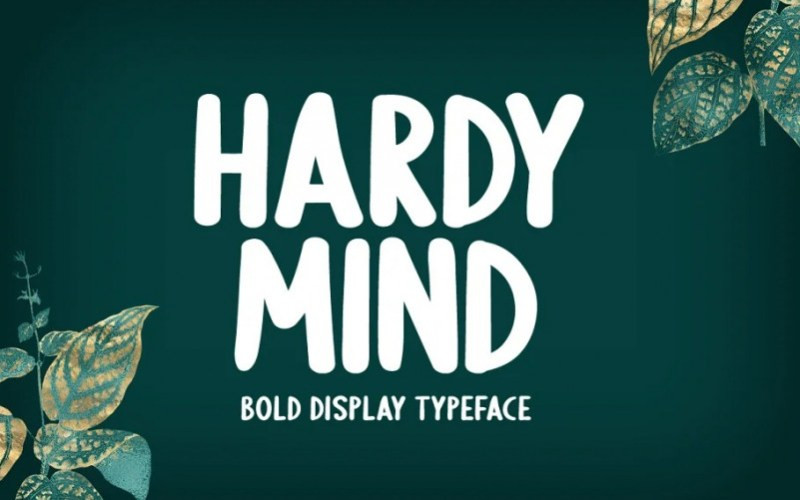 Hardy Mind Display Font