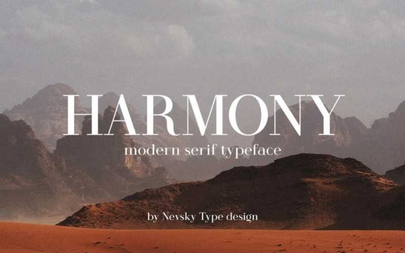 Harmony Serif Font