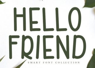 Hello Friend Display Font