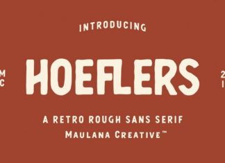Hoeflers Display Font