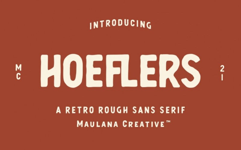 Hoeflers Display Font