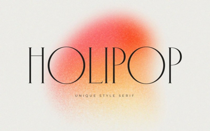 Holipop Serif Font