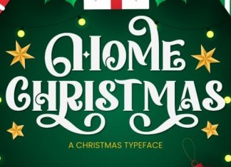 Home Christmas Display Font