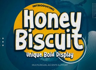 Honey Biscuit Display Font