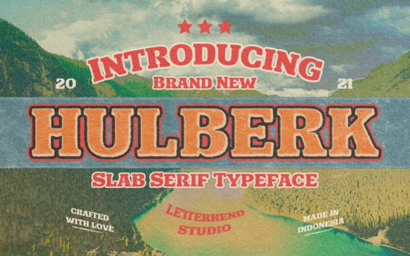 Hulberk Slab Serif Font