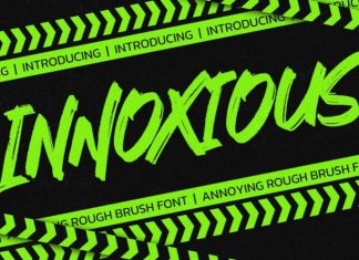 Innoxious Brush Font