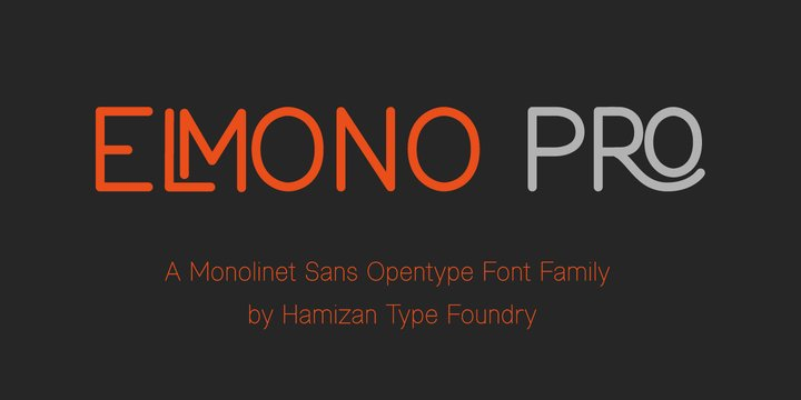 Elmono Pro Sans Serif Font