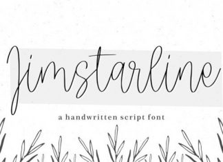 Jimstarline Handwritten Font